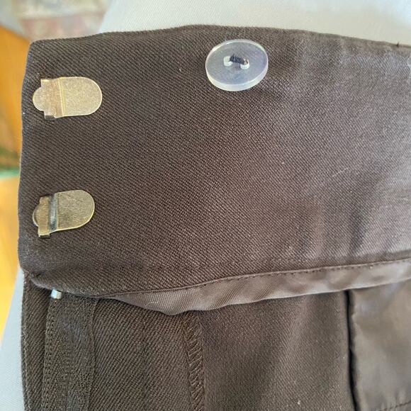 Atelier Luxe Brown Trouser Pants SZ‎ 10 Slacks Dress Pants Career Formal Work - Picture 3 of 10